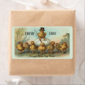  Chicken Wrangler Fresh Egg Carton label (Insitu)