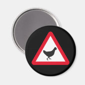 Chicken Xing Magneet (Voorkant / Achterkant)