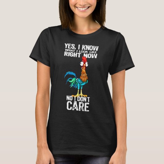 Chicken Yes I Know What T-shirt (Voorkant)