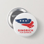 Chickenhawk Gingrich Button (Voorkant /achterkant)