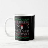 Chickenleigh Het is kerst Grappig Kerstmoeder Koffiemok (Links)