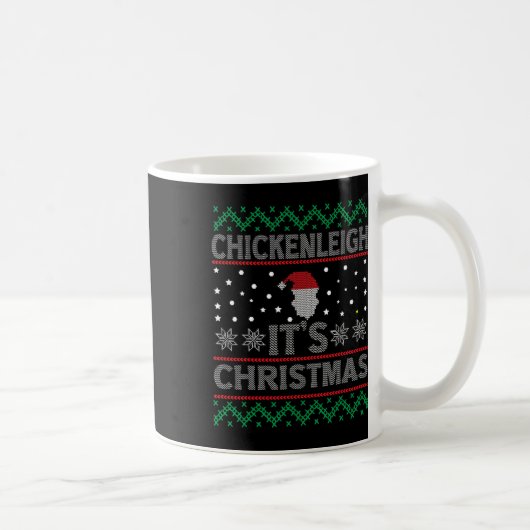 Chickenleigh Het is kerst Grappig Kerstmoeder Koffiemok (Rechts)