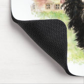 Chickens & Barn Boerderij Scène aan te passen Muismat (Hoek)