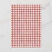 Chickens Barn Charming Farm Baby Shower Books Informatiekaartje (Achterkant)