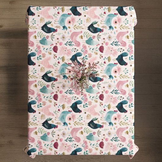 Chickens Cottagecore  Tafelkleed