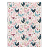 Chickens Cottagecore  Tafelkleed (Voorkant)