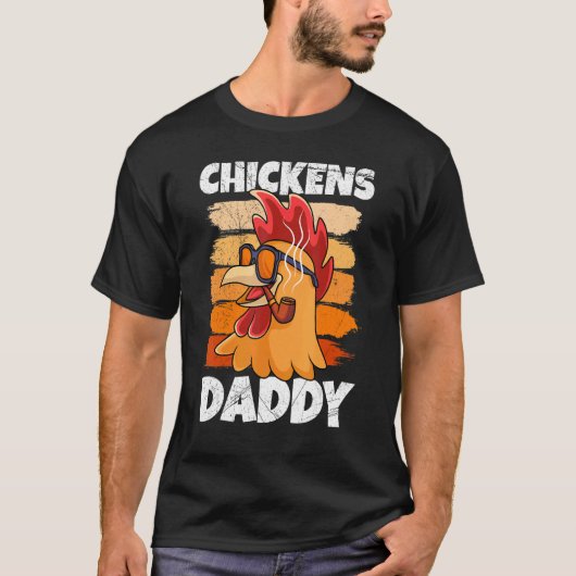 Chickens Dad Landiwrt T-shirt (Voorkant)