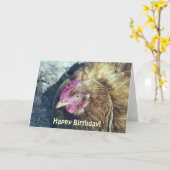 CHICKENS KAART (Gele Bloem)