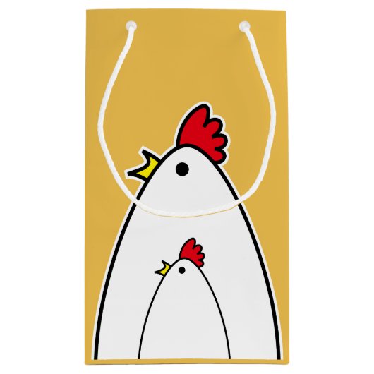 Chickens Klein Cadeauzakje (Achterkant)