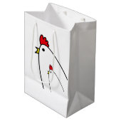 Chickens Medium Cadeauzakje (Voorkant Gekanteld)