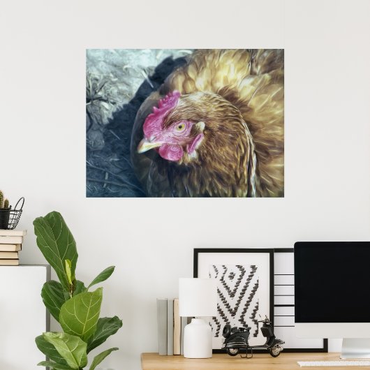 CHICKENS POSTER (Thuiskantoor)