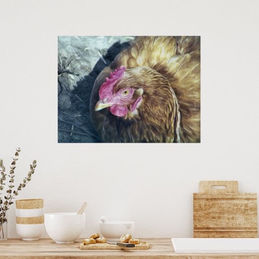 CHICKENS POSTER (Keuken)