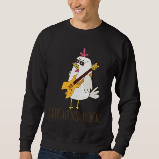 Chickens Rock Cute Chicken Trui (Voorkant)