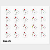 Chickens Ronde Sticker (Vel)