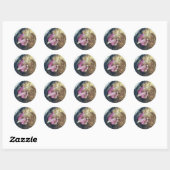 CHICKENS RONDE STICKER (Vel)