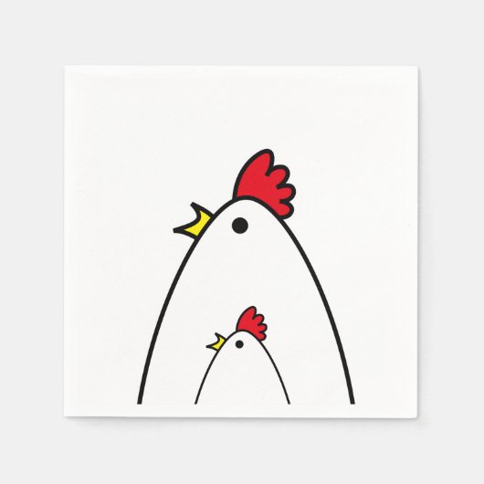 Chickens Servet (Voorkant)