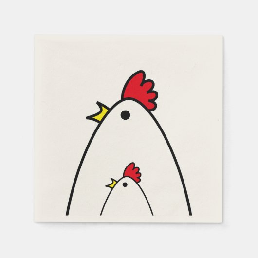 Chickens Servet (Voorkant)