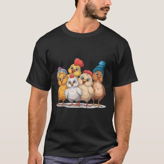 Chickens T-shirt (Voorkant)