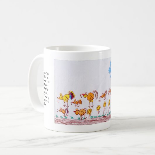 "Chickens" van Ma Theu, tweede grader Koffiemok (Voorkant links)