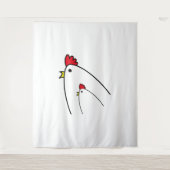 Chickens Wandkleed (Voorkant)