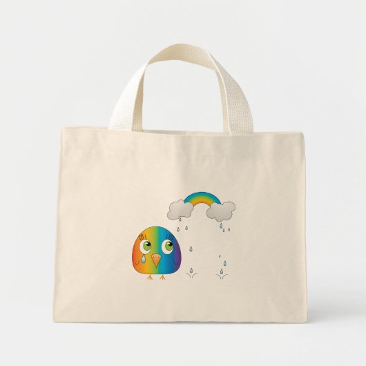 chickie B a Rainbow Bag Mini Tote Bag (Voorkant)