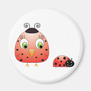 chickie B een Ladybug Magnet