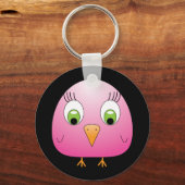 chickie B Roze Sleutelhanger (Voorkant)
