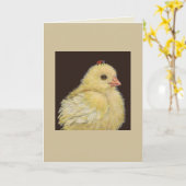 Chickie en dameskaart kaart (Gele Bloem)