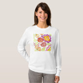 Chickie Long Sleeve - ook bloemen T-shirt (Voorkant volledig)