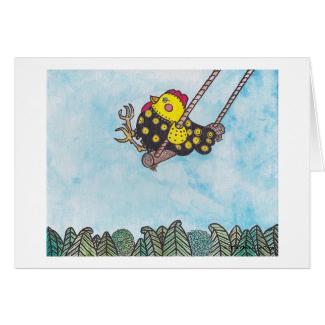 Chickie op een afbeelding van de Zing naar de creë (Voorkant Horizontaal)