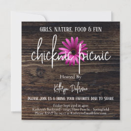 Chicknic Picnic Uitnodiging