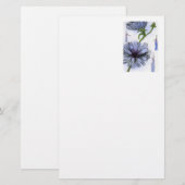 "Chickory" Floral Stationery Briefpapier (Voorkant / Achterkant)