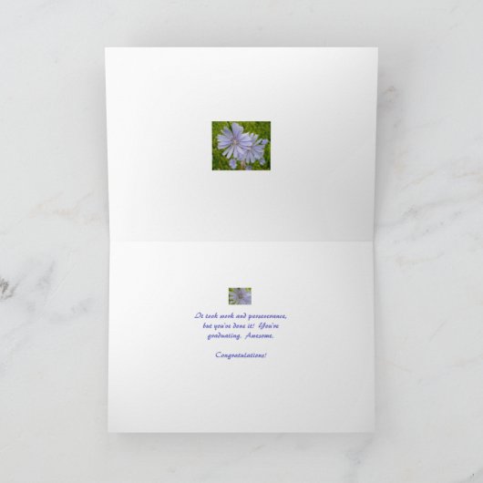 Chickory Gefeliciteerd Afstuderen Kaart (Binnen)