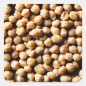 Chickpeas Square Sticker (Voorkant)