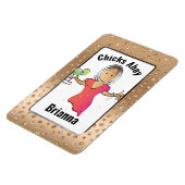 Chicks Ahoy Funny for Women Cruise Cabin Deuren Magneet (Linkerzijde)