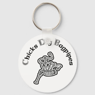 Chicks Dig Bagpipes Sleutelhanger