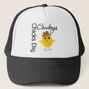 Chicks Dig Cowboys Trucker Pet