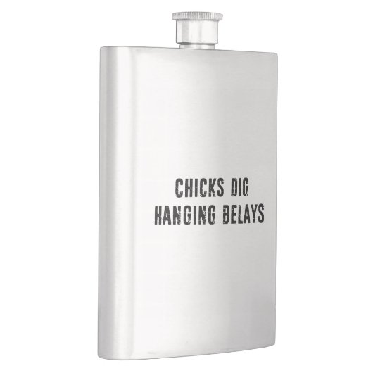 Chicks Dig Hanging Belays Rock climate Flacon (Rechts)