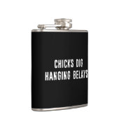 Chicks Dig Hanging Belays Rock climate Heupfles (Rechts)