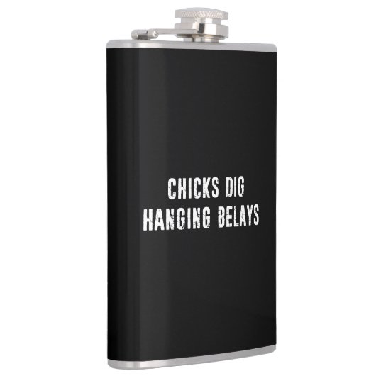 Chicks Dig Hanging Belays Rock climate Heupfles (Rechts)