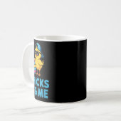 Chicks Dig Me Boys Funny Happy Easter Chicks Dig M Koffiemok (Voorkant links)