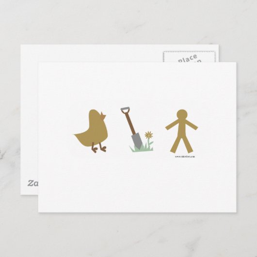 Chicks Dig Me Briefkaart (Voorkant / Achterkant)