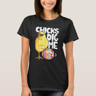 Chicks Dig Me Funny Easter Hunter Boys T-shirt