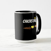 CHICKS DIG ME MOK (Voorkant rechts)