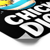 Chicks Dig Me Paaspeuter Boys Mannen Happy Easter Poster (Hoek)