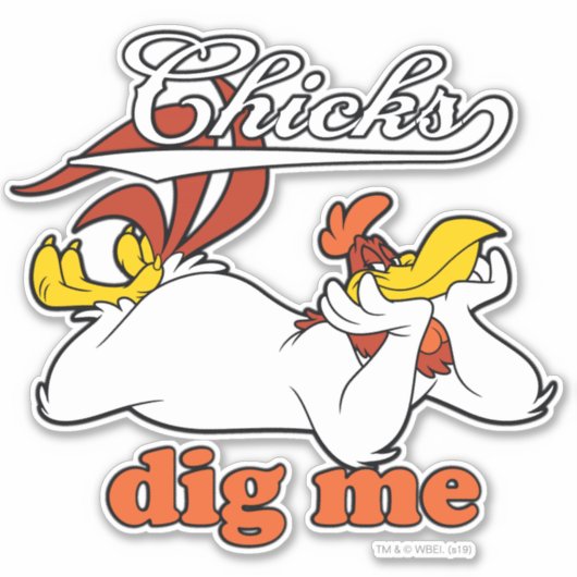 Chicks Dig Me Sticker (Voorkant)