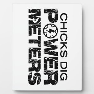 Chicks Dig Power Meters Fotoplaat