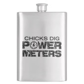 Chicks Dig Power Meters Heupfles (Voorkant)