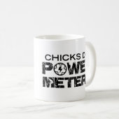 Chicks Dig Power Meters Koffiemok (Voorkant rechts)