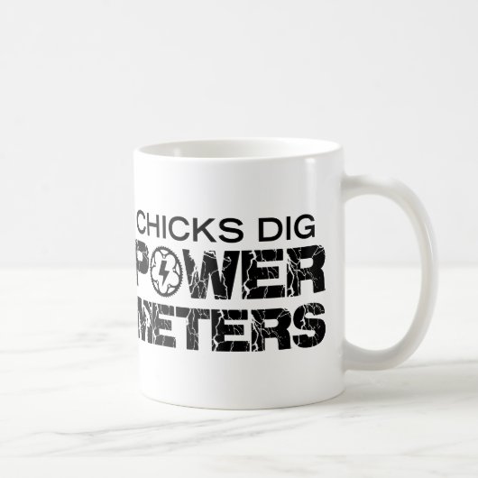 Chicks Dig Power Meters Koffiemok (Rechts)